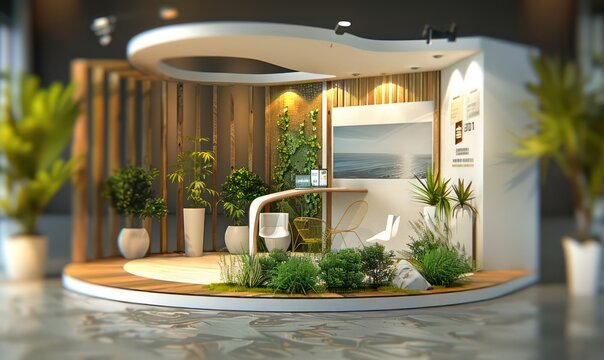 small event booth for a trade show
