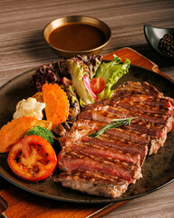 A big dinner party with a small group of friends. From many nationalities come to celebrate at this restaurant.