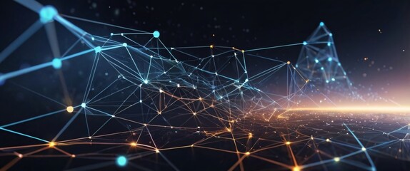 Abstract Digital Connections with Data and Blockchain Technology