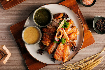 A big dinner party with a small group of friends. From many nationalities come to celebrate at this restaurant.