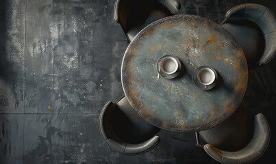 tabletop wallpaper on a top angle view