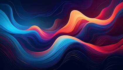 Obraz premium High-contrast abstract shapes representing market trends, with bold lines and dynamic movement