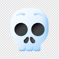 Skull vector icon design in eps 10