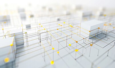 abstract wallpaper with architectural and territory diagram graphic elements, nice details and minimal concept