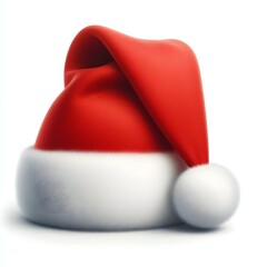santa claus hat isolated on white