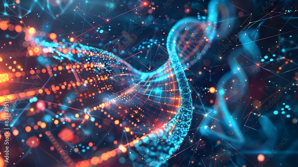 Poster bioinformatics pipelines visualizing complex genetic data analysis