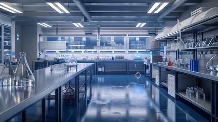 Sophisticated Biolab Workspace for Sensitive Scientific Experiments