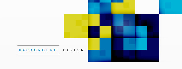 Dynamic colorful squares background. Vector Illustration For Wallpaper, Banner, Background, Card, Book Illustration, landing page