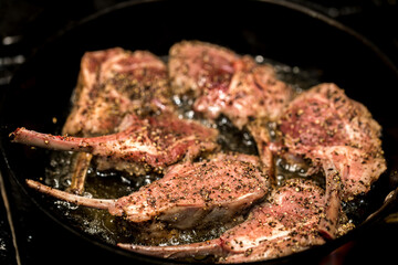 grilled meat on grill