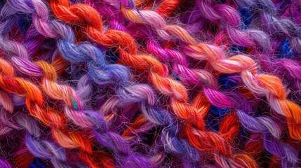 Handmade knitted lightweight mesh background texture