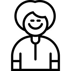 Obraz premium Smile Line Icon