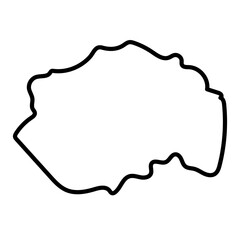 Pomeroon Supenaam vector map 