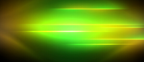 Neon dynamic diagonal light rays background. Techno digital geometric concept design for wallpaper, banner, presentation, background