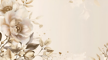 Luxury Flower Background ,generative ai
