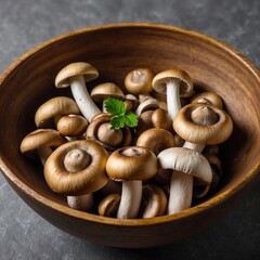 mushrooms in a bowl