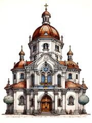 Fototapeta premium church of the savior on spilled blood