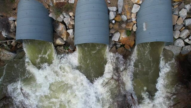 Drainage after a big storm