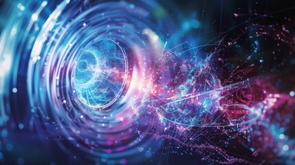 Fototapeta premium Quantum teleportation and quantum communication networks will revolutionize long-distance communication