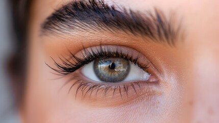 Obraz premium Vibrant Mexican Heritage A CloseUp View of Cultural Identity in an Eye