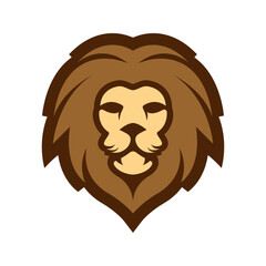 Elegant and dignified lion head logo design