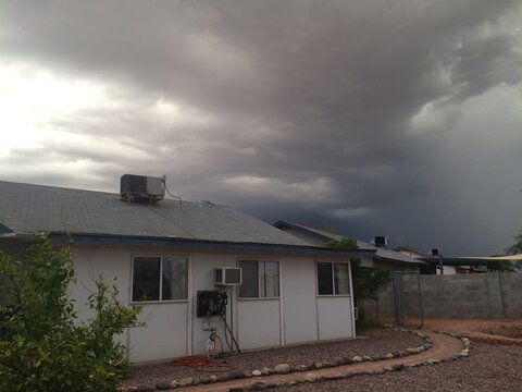 Arizona Summer Storm Clouds, Monsoon Season in Apache Junction