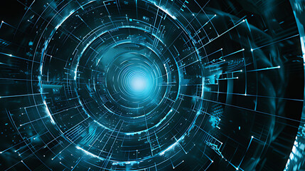 Fototapeta premium abstract tunnel background