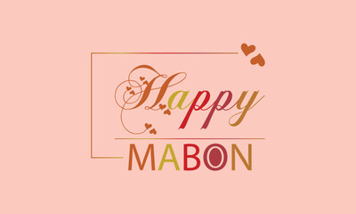 Celebrate the Autumn Equinox with Elegant Mabon Typography