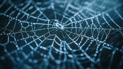 A spider web with each thread representing a different autonomous organization.