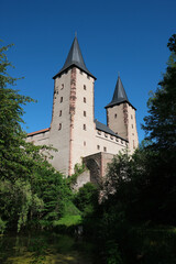 Fototapeta premium Schloss Rochlitz, Sachsen, Deutschland
