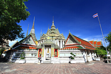Wat Phra Chetuphon Wimon Mangkhalaram Rajwaramahaviharn or Wat Pho the famous attractions in...