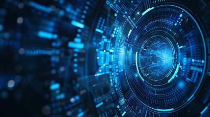 Obraz premium background illustration of cybersecurity technology