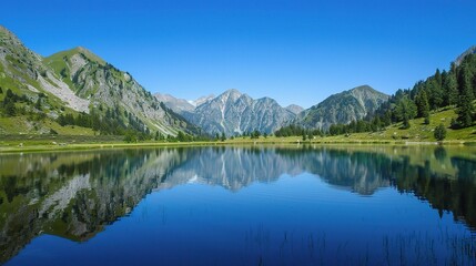 Altay's Summertime Splendor: Lush Green Meadows and Blossoming Wildflowers, A Vibrant and Colorful Summer Landscape