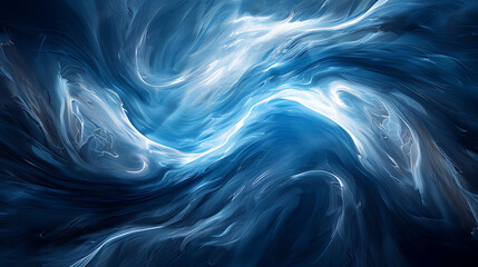 Obraz premium abstract blue background with waves