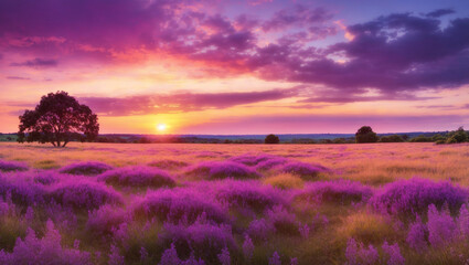  a field of lavender