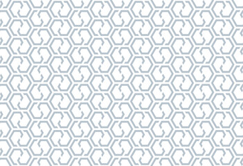 Fototapeta premium The geometric pattern with lines. Seamless vector background. White and gray texture. Graphic modern pattern. Simple lattice graphic design