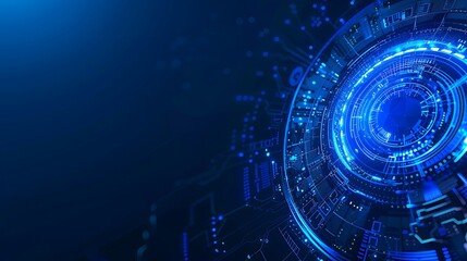 background illustration of cybersecurity technology