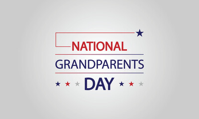 Stylish Designs to Show Love on National Grandparents Day Text Illustration