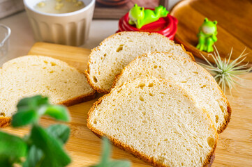 ホームベーカリーで焼いたリッチパン