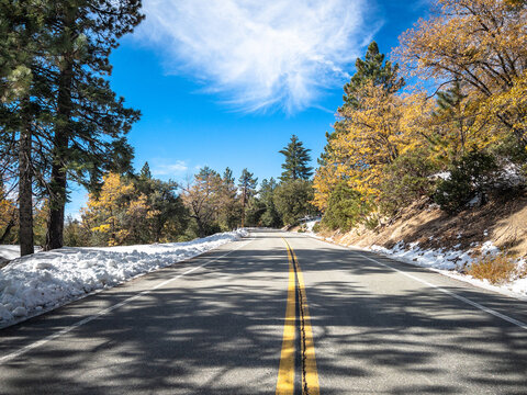 Mountain Drive in Fall