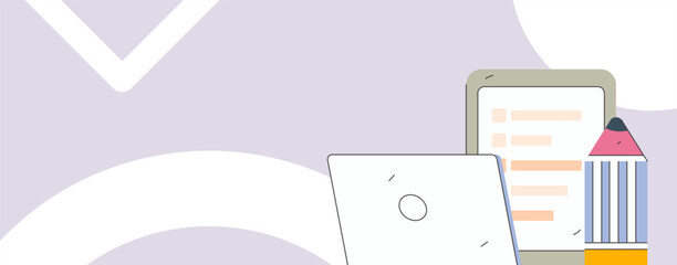 Invite friends to conduct questionnaire flat vector concept operation hand drawn illustration
