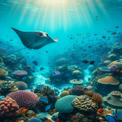 Fototapeta premium School of fish