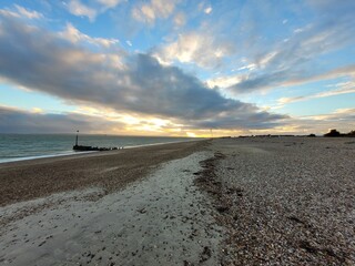 Morze Piasek Plaża Woda Niebo © Marcin
