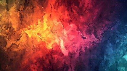 Vibrant Marbled Textures Merging in an Abstract Background