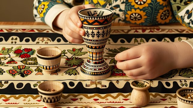DIY Passover crafts with kids making their own Elijahs cup, creative and educational