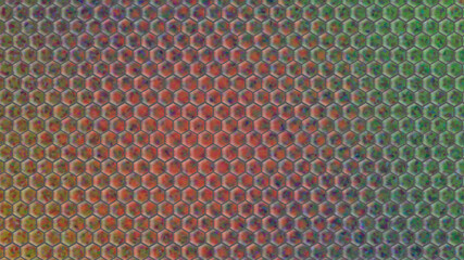 Hexagonal Noise Texture with Colorful Patterns: Abstract Geometric Design