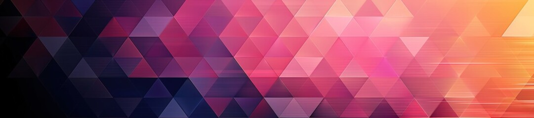 Obraz premium Abstract geometric background with red and blue gradients.