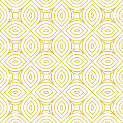Abstract geometric ornamental shape seamless pattern background