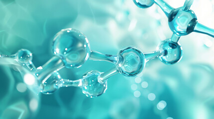 Scientific vitality radiated by aquamarine abstracts for medical conference ads,