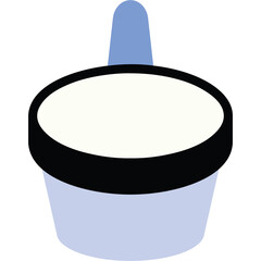 Bath Dipper Illustration