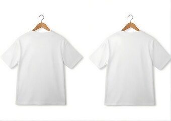 white t shirt design template